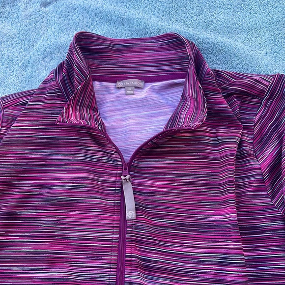 Pullover T by Talbots 1x. Multicolor raspberry. Excellent condition - Picture 4 of 6